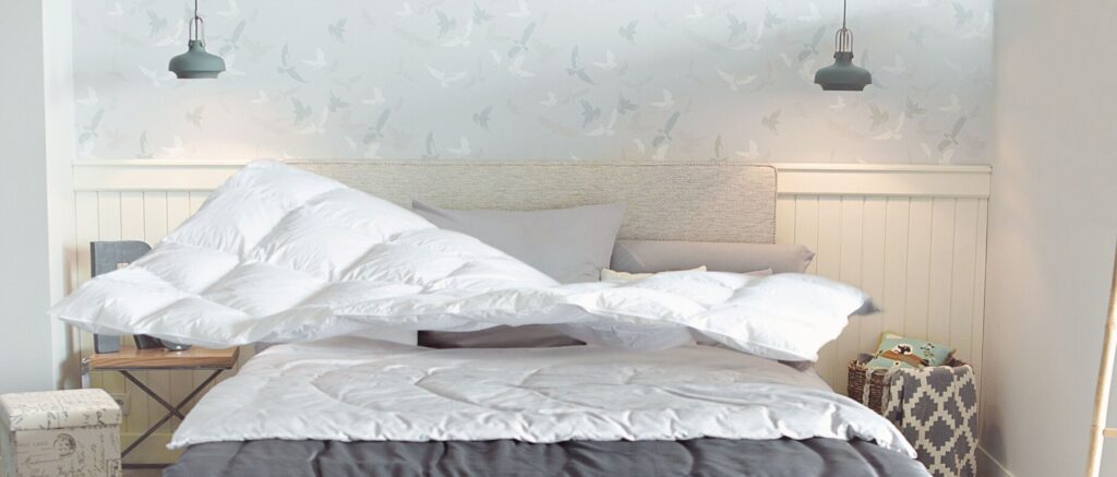 Lekkie kołdry puchowe z puchu gęsiego polskiego